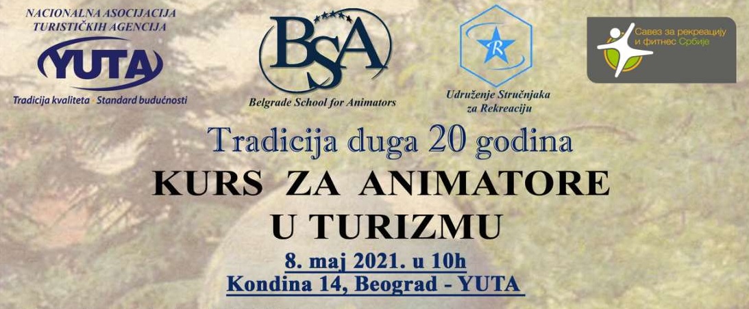 KURS ZA ANIMATORE U TURIZMU
